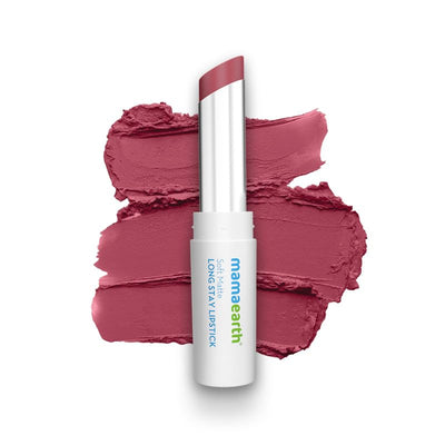 Mamaearth Soft Matte Long Stay Lipstick – 06 Petal Pink (3.5g)