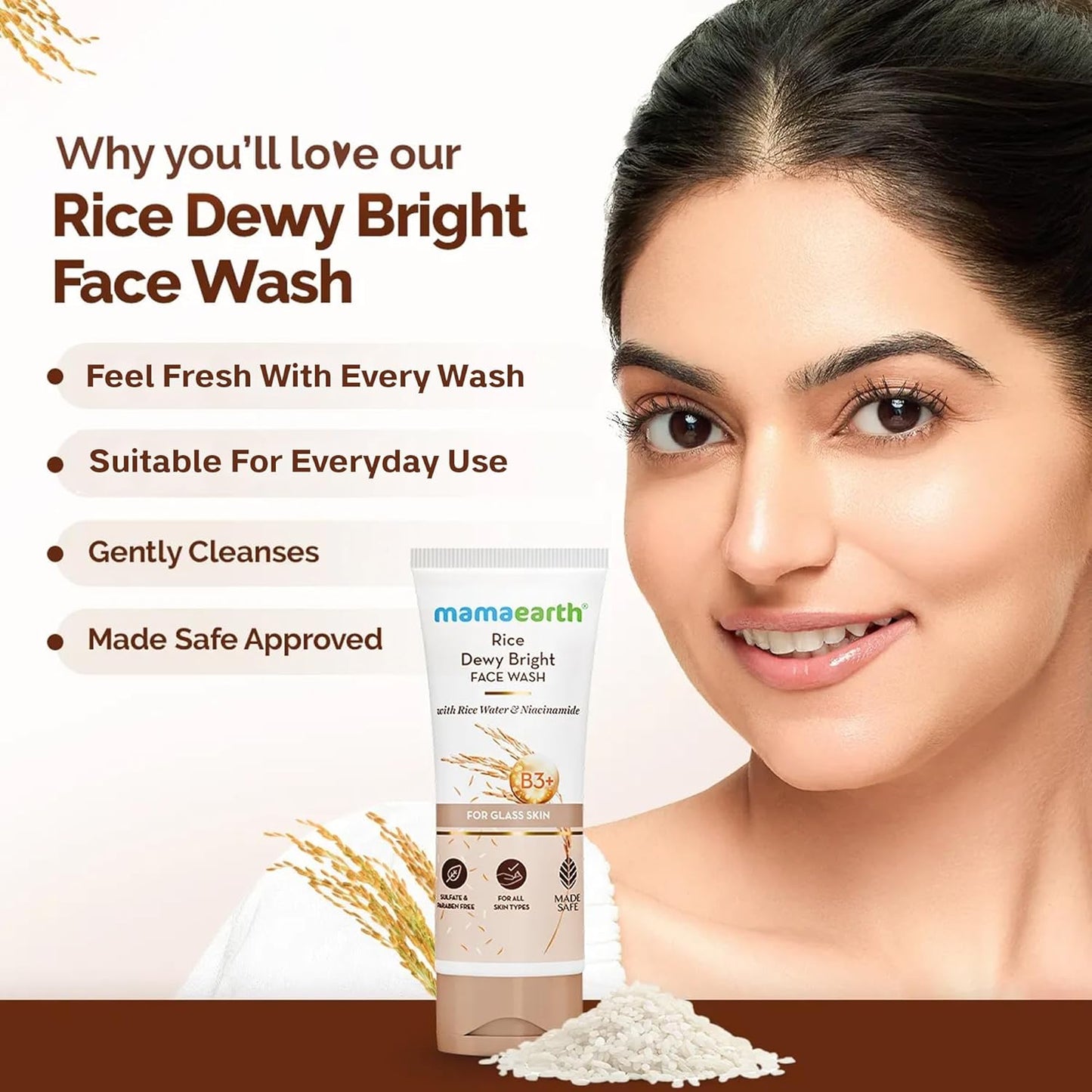 Brightening Face Cleanser with Rice Water