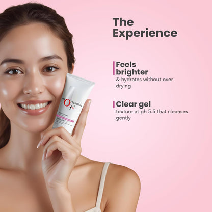 O3 face wash glowing skin result