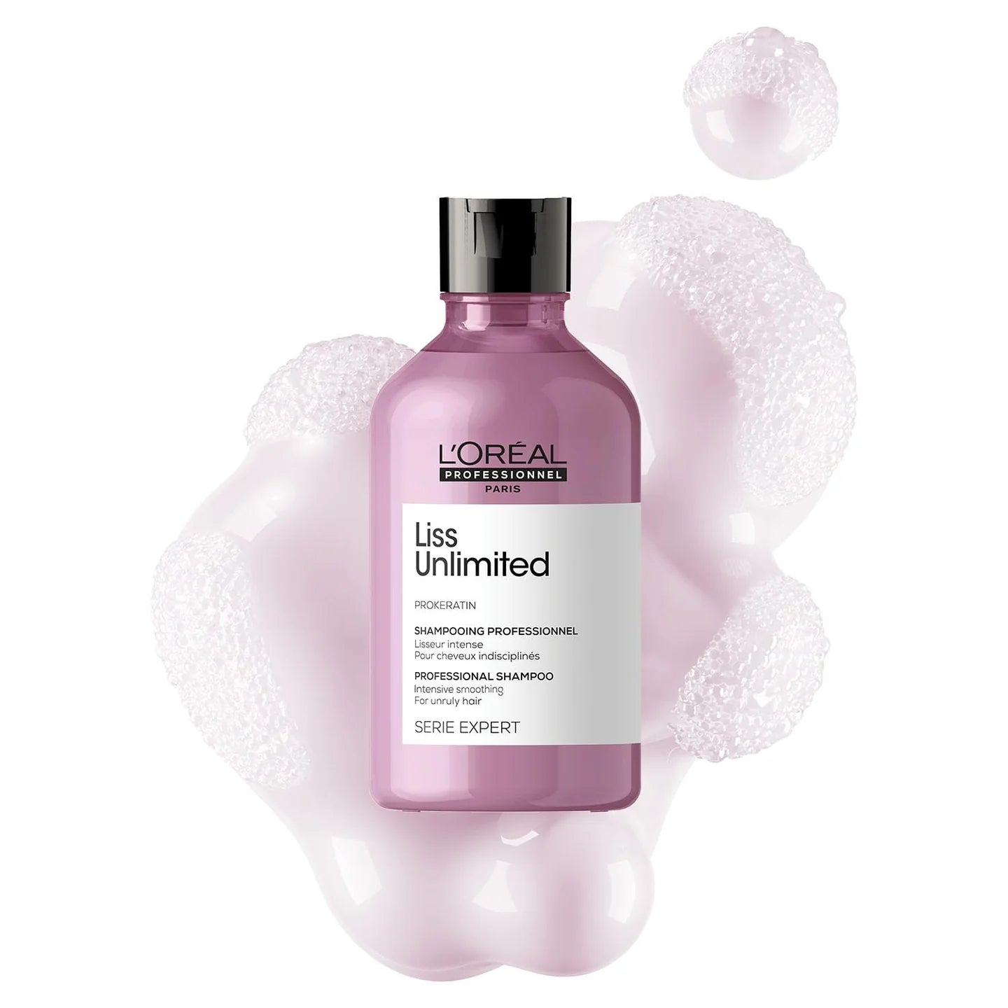 L'Oreal Professionnel Liss Unlimited Shampoo for Frizzy & Unruly Hair With Pro-Keratin (300ml) Click Beauty