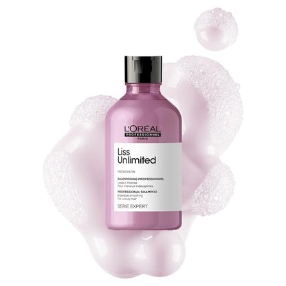 L'Oreal Professionnel Liss Unlimited Shampoo for Frizzy & Unruly Hair With Pro-Keratin (300ml) Click Beauty