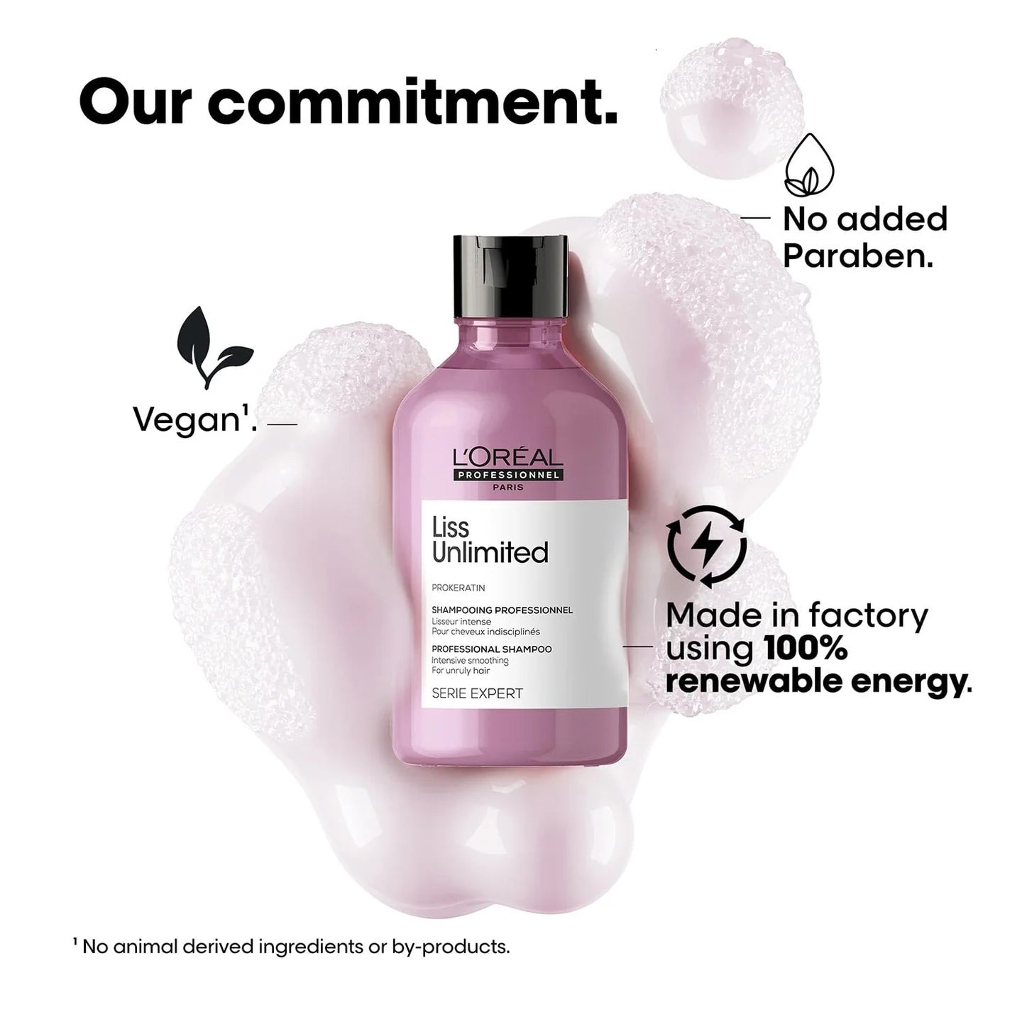 L'Oreal Professionnel Liss Unlimited Shampoo for Frizzy & Unruly Hair With Pro-Keratin (300ml) Click Beauty