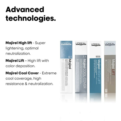 L'oreal Professionnel Paris Majirel Hair Color - 8 (Light Blonde) (60ml) Click Beauty