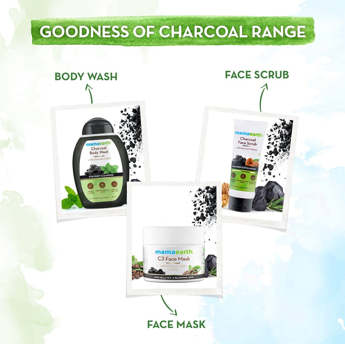 Mamaearth Charcoal Face Wash 250ml for oil control