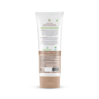Mamaearth Rice Face Wash – Oil Control & Brightening Cleanser for Oily Skin (100ml)