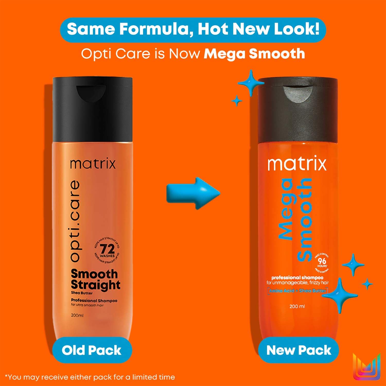 Matrix shampoo for smooth hair
