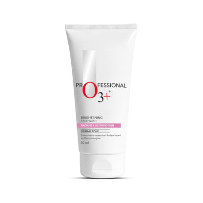 O3 brightening and whitening face wash
