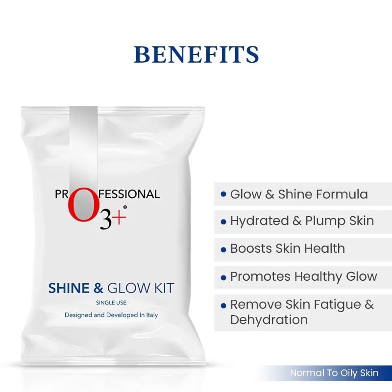 O3+ Shine & Glow Mono Dose Kit for Brightening & Even Skin Tone (38g) | Benefits |