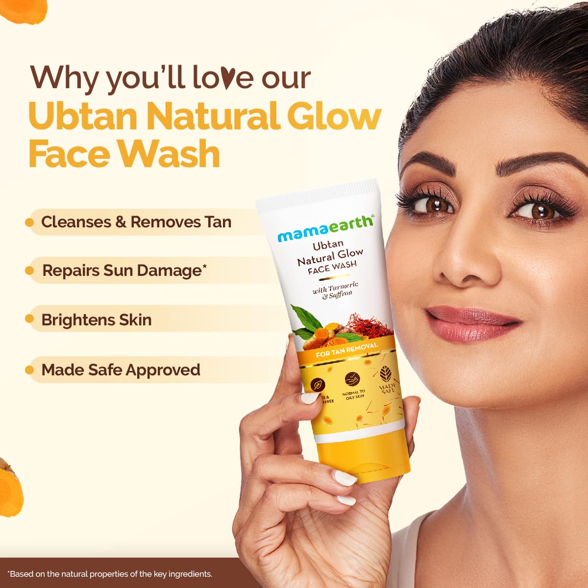 Ubtan Face Cleanser by Mamaearth
