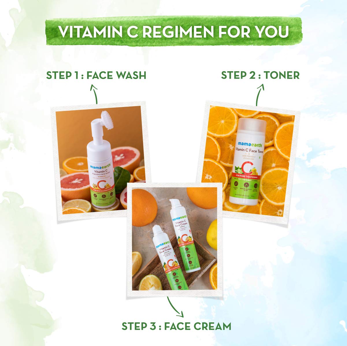 Vitamin C and Turmeric face wash for glowing skin