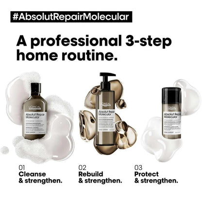 L'Oréal Professionnel Absolut Repair Molecular Deep Repairing Hair Rinse-Off Serum For Damaged Hair (250ml) Click Beauty