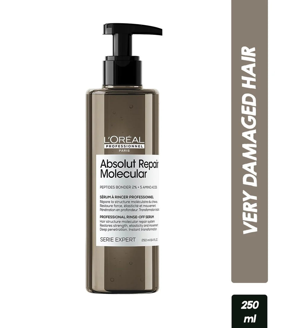 L'Oréal Professionnel Absolut Repair Molecular Deep Repairing Hair Rinse-Off Serum For Damaged Hair (250ml) Click Beauty