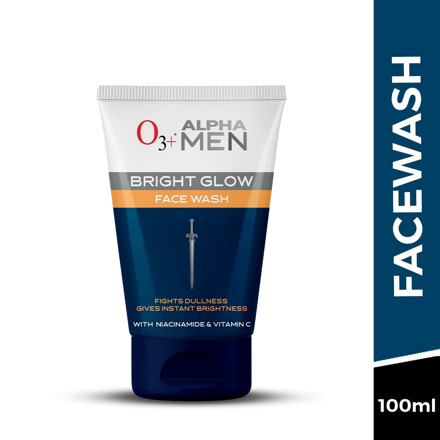 O3+ ALPHA MEN Bright Glow Face Wash 100g Click Beauty