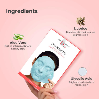 facial kit for glowing skin