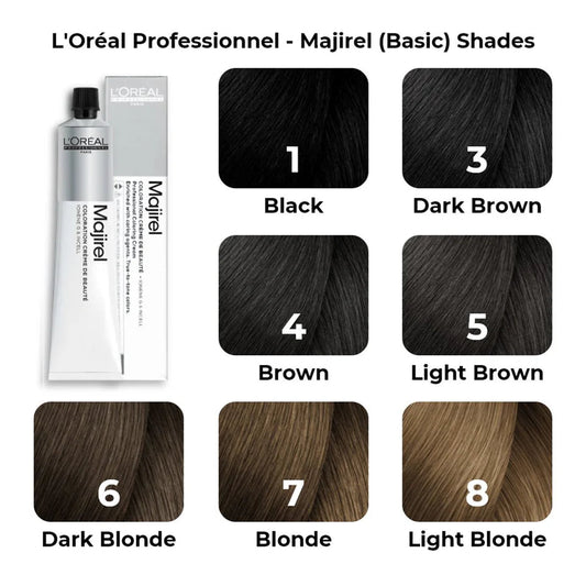 L'oreal Professionnel Paris Majirel Hair Color - 1 (Black) Click Beauty