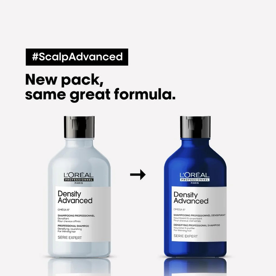 L'Oreal Professionnel Density Advanced Shampoo for Thinning Hair Visibly Increases Volume (300ml) Click Beauty