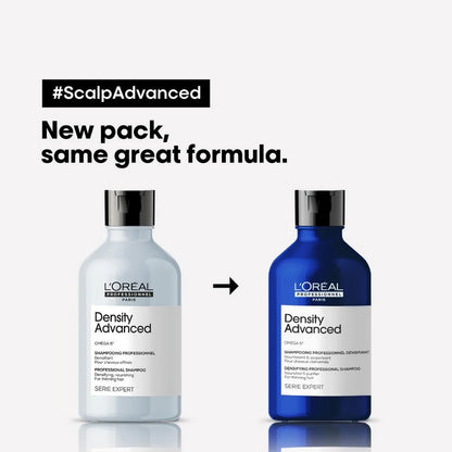 L'Oreal Professionnel Density Advanced Shampoo for Thinning Hair Visibly Increases Volume (300ml) Click Beauty