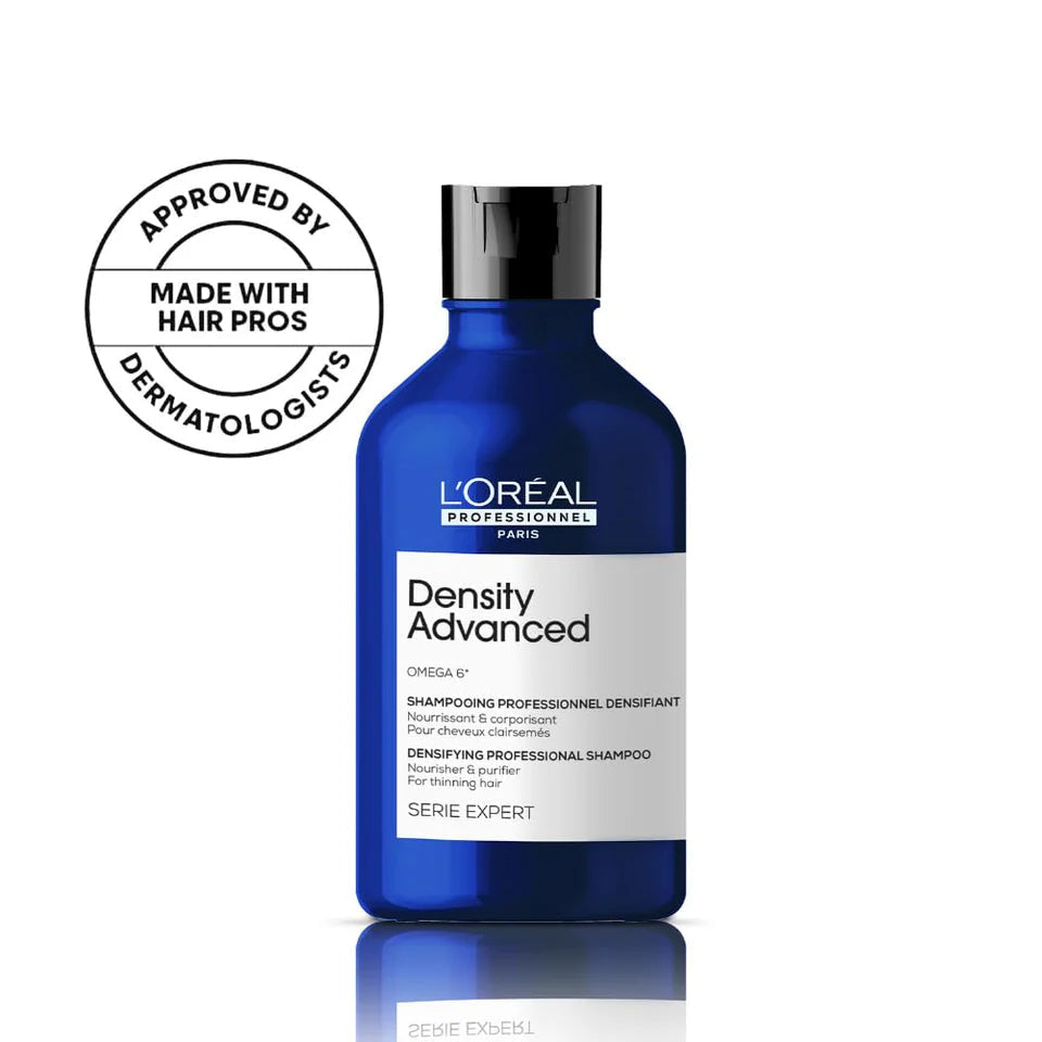 L'Oreal Professionnel Density Advanced Shampoo for Thinning Hair Visibly Increases Volume (300ml) Click Beauty