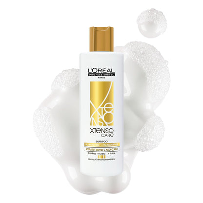 L'Oréal Professionnel Xtenso Care Sulfate-Free Shampoo – Frizz Control & Shine for All Hair Types | Keratin Repair & Asta-Care