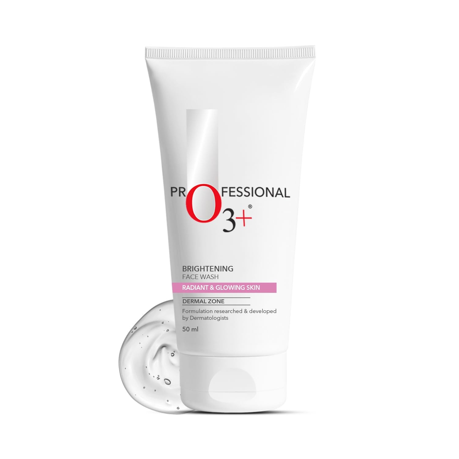 o3+ brightening face wash