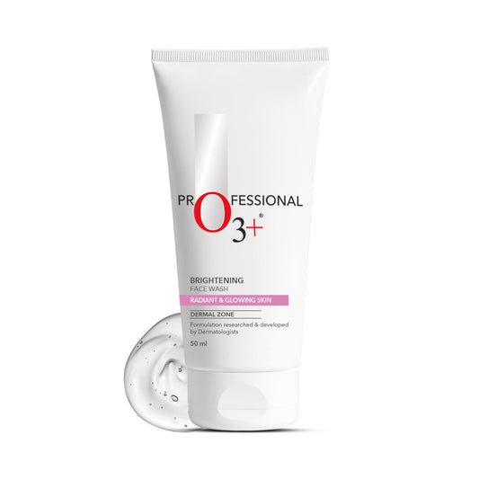 o3+ brightening face wash