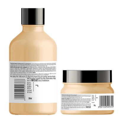 L'Oreal Professionnel Serie Expert Absolut Repair Shampoo 300ml & Hair Mask 250gm (Combo) Click Beauty
