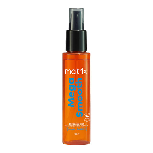 MATRIX Mega Smooth Anti-Frizz Serum with Shea Butter and Ceramides| For All Hair Types | 100ml