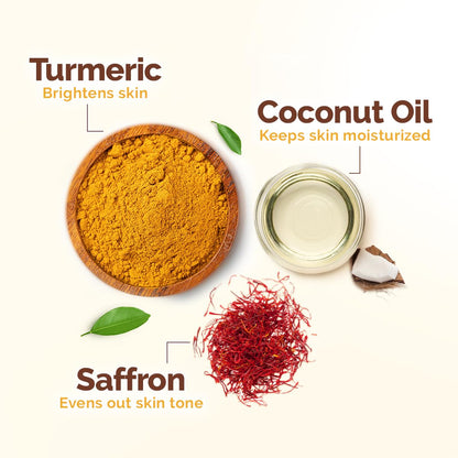 Mamaearth Ubtan Face Wash with Turmeric & Saffron for Tan Removal – 100ml